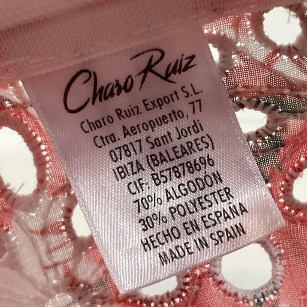 Charo Ruiz Red and White Floral Mini Dress - Picture 4 of 10